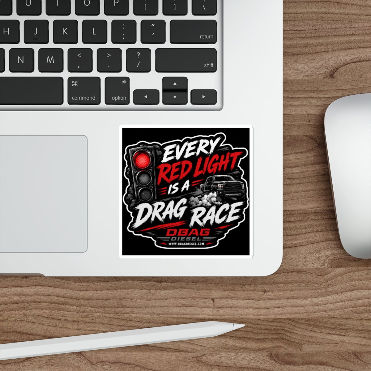 Every Red Light Is a Drag Race” Die-Cut Sticker