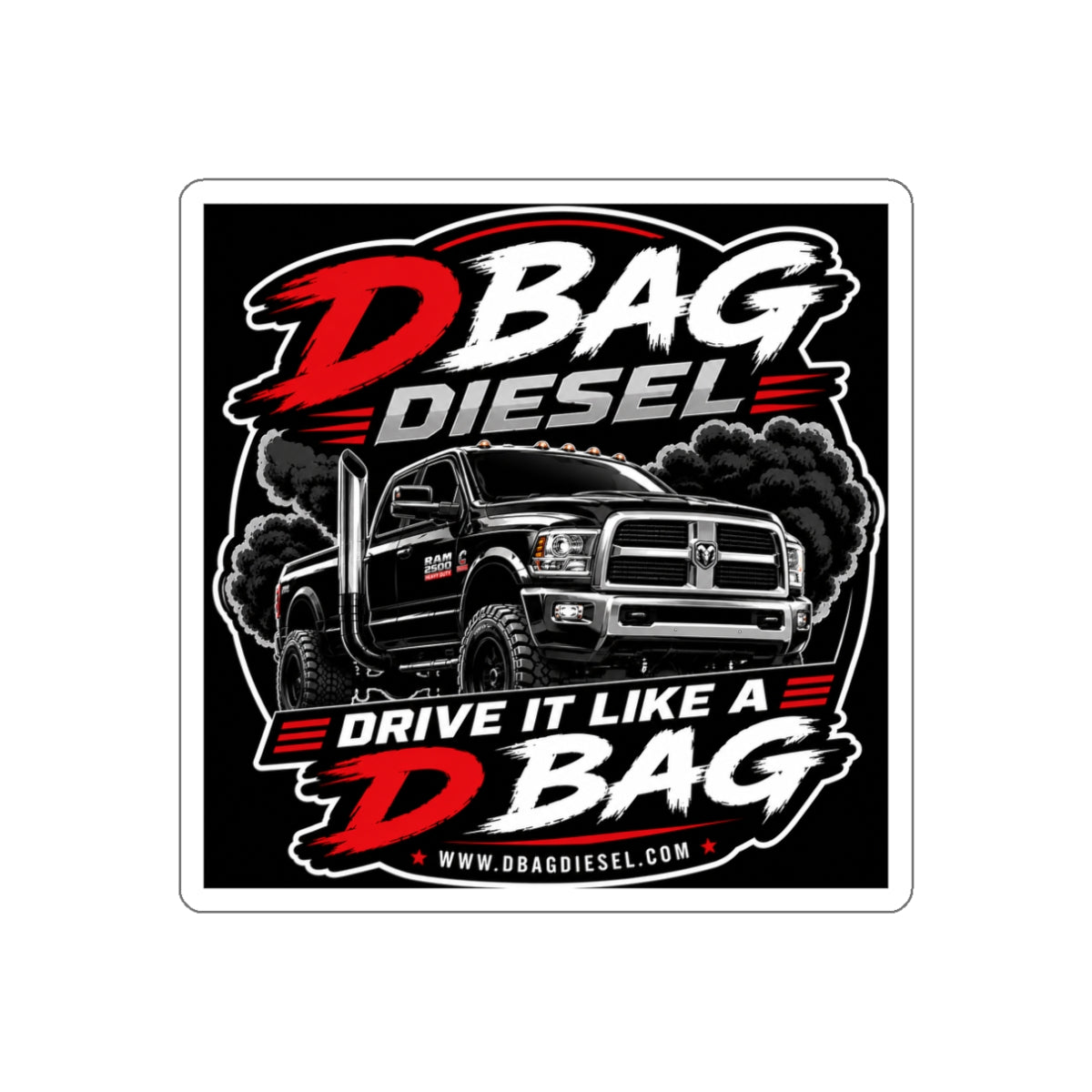Dodge “Drive It Like a DBAG” Die-Cut Sticker