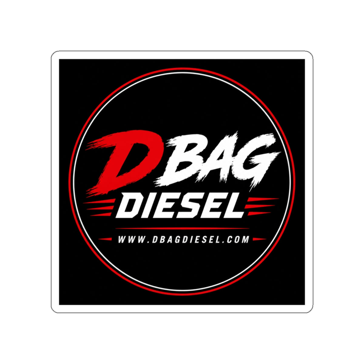 DBAG Diesel Classic Die-Cut Sticker