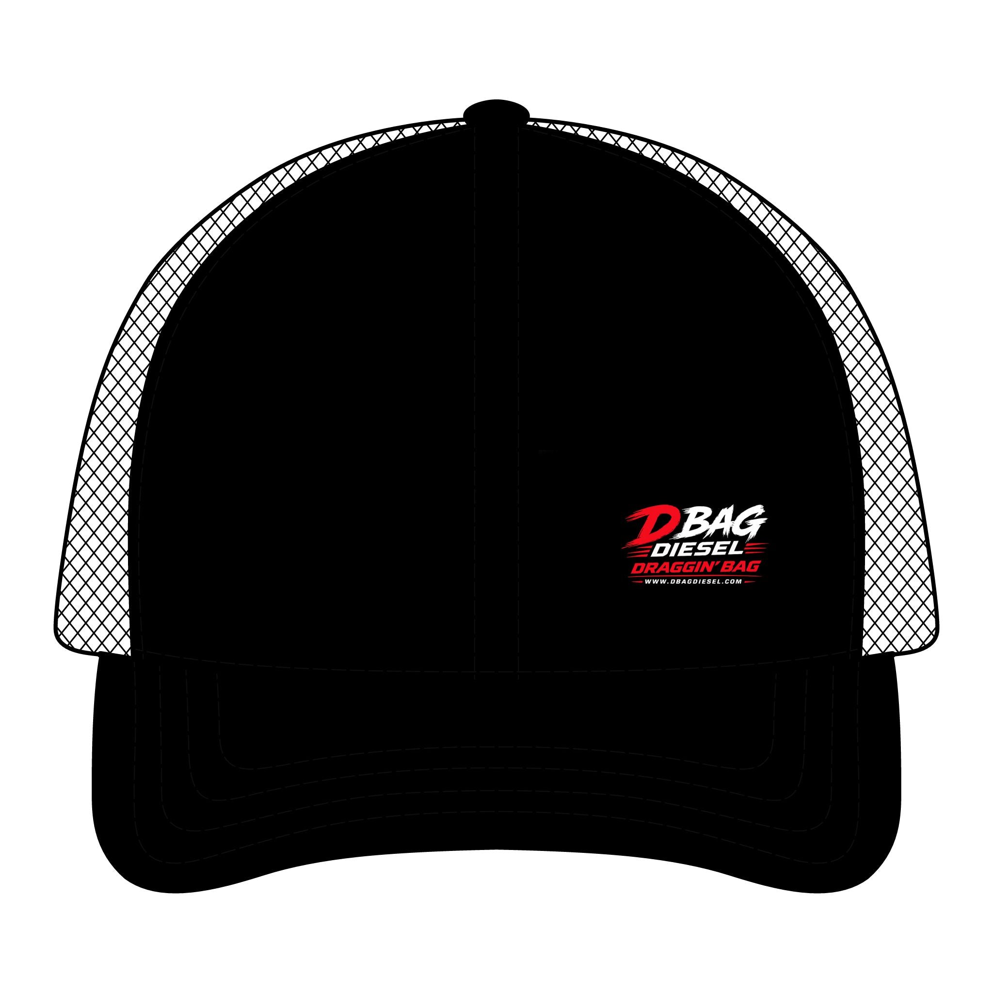 DBAG Diesel Draggin’ Bag | Premium Diesel Truck Apparel- Mesh-Back Twill Trucker Cap