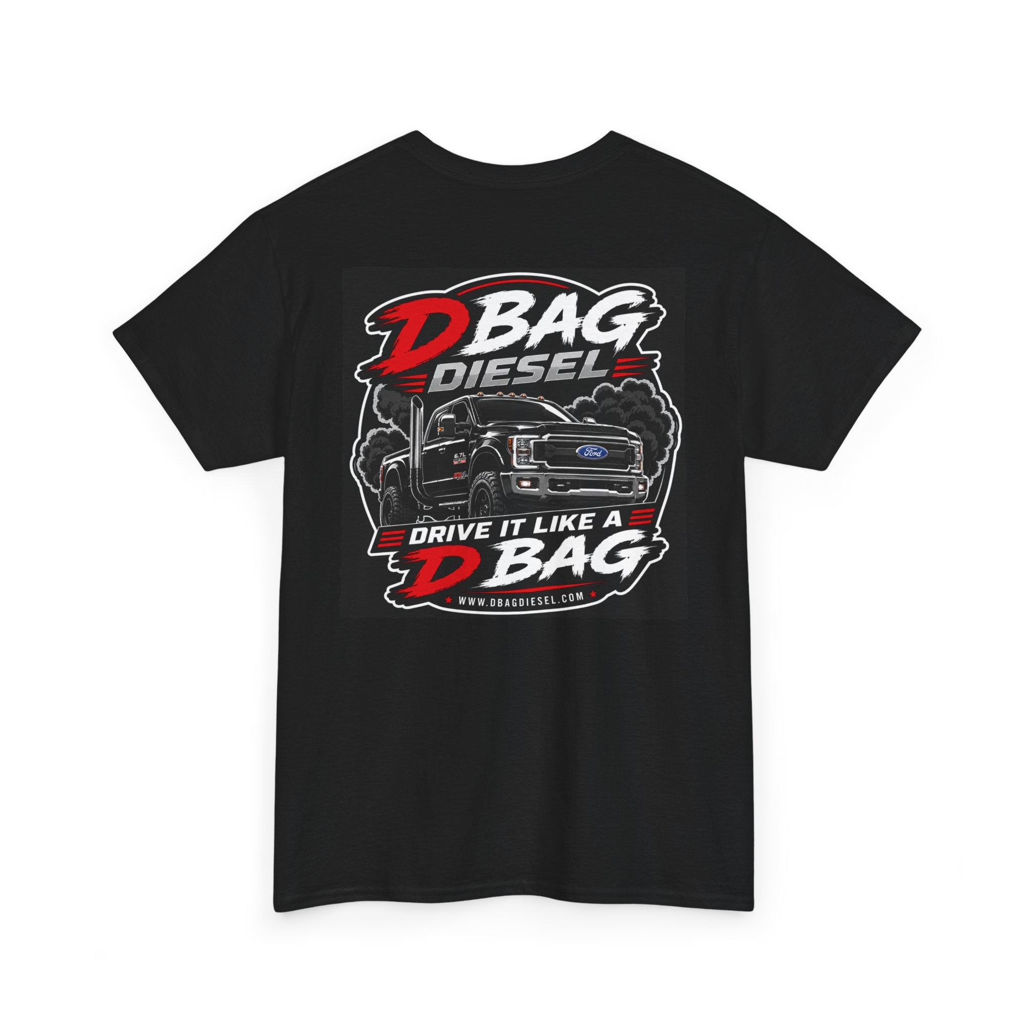 DBAG Diesel Draggin’ Bag T-Shirt | Premium Diesel Truck Apparel- Ford